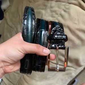 Alligator belt vintage